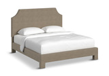 Elixir King Upholstered Platform Bed - Spirit Jute thumbnail 1