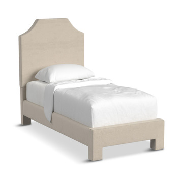 Elixir Twin Upholstered Platform Bed - Daddy O Linen