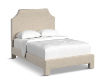Elixir Full Upholstered Platform Bed - Daddy O Linen