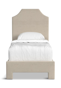 Elixir Twin Upholstered Platform Bed - Daddy O Linen