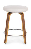 Stratford Seat Swivel Counter Stool - Cream Vinyl thumbnail 2