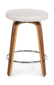 Stratford Seat Swivel Counter Stool - Cream Vinyl