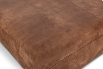Depot Leather Storage Ottoman
