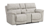 Chase Power Loveseat With Console - Taupe thumbnail 2