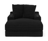 Portia Chaise - Black thumbnail 2