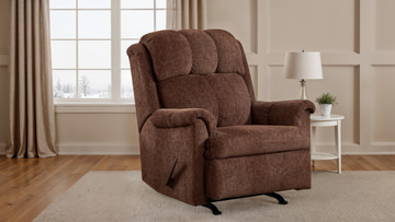 Nevada Rocker Recliner - Chocolate
