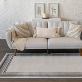 Clearwater Borders Oyster/Nightfall Area Rug - 5′3″ X 7′7″ thumbnail 2