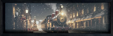 Train Arriving Canvas Print