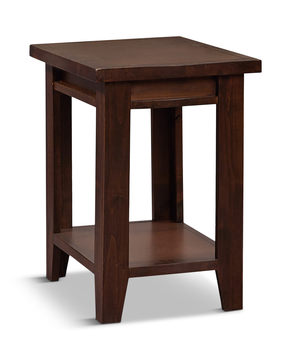 Fern Chairside Table - Tobacco