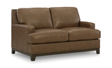 Benedict Leather Loveseat thumbnail 2