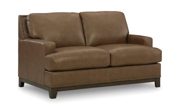 Benedict Leather Loveseat