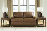 Benedict Leather Loveseat thumbnail 4
