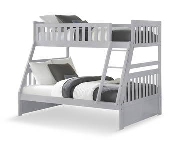 Atlantis Twin/Full Bunk With Ladder - Gray