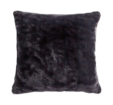 Ruched Euro Pillow - Black