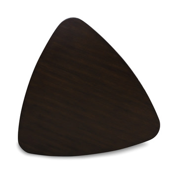 Ezra Triangle Dining Table - Rich Merlot