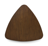 Ezra Triangle Dining Table - Medium Brown thumbnail 3