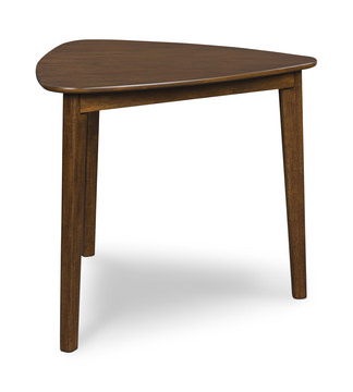 Ezra Triangle Dining Table - Medium Brown