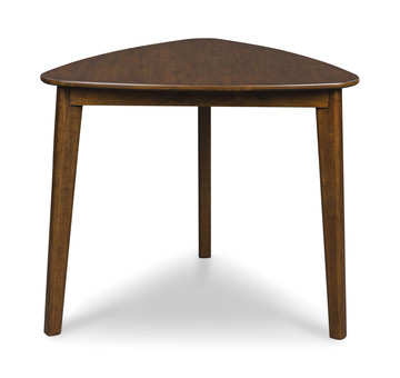 Ezra Triangle Dining Table - Medium Brown