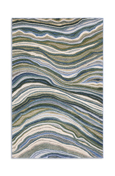 image Tisdell Green/Blue Area Rug - 5′3″ X 7′6″