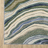 Tisdell Green/Blue Area Rug - 9′10″ X 12′8″ thumbnail 8