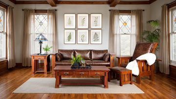 Aurora Antique Carmel Leather Sofa