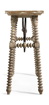 Caldera Turned Leg Console Table