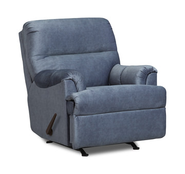 Dane Rocker Recliner - Blue