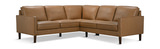 Roarke 2 Piece Leather Sectional thumbnail 1