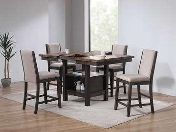 Layton Counter Table With 4 Stools