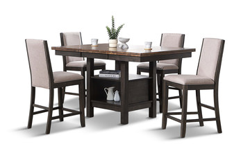 Layton Counter Table With 4 Stools