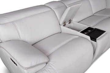 Tampa 6 Piece Leather Modular Sectional