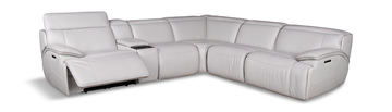 Tampa 6 Piece Leather Modular Sectional