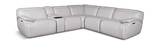 Tampa 6 Piece Leather Modular Sectional thumbnail 1