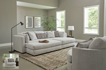 Atlanta 2 Piece Sofa Chaise