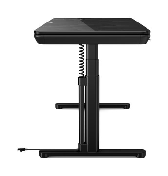 Ergo Black Galaxy Glass Top Power Lift Desk
