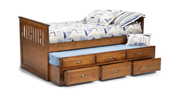Chanhassen Twin Captains Bed - Cherry