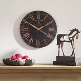 Bond Street 18″ Black Wall Clock thumbnail 3