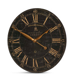 Bond Street 18″ Black Wall Clock thumbnail 2