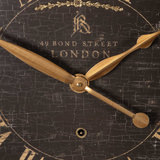 Bond Street 18″ Black Wall Clock thumbnail 5