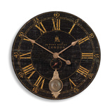 Bond Street 30″ Black Wall Clock thumbnail 1