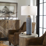 Vicente Slate Blue Table Lamp thumbnail 2