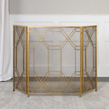 Rosen Gold Fireplace Screen thumbnail 3