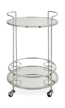 Spritz Chrome Bar Cart