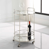 Spritz Chrome Bar Cart thumbnail 2