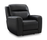 Campbell Leather Power Recliner -  Onyx thumbnail 1