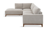 Madison Sectional with Right Chaise - Aluminum thumbnail 3