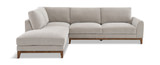Madison Sectional with Right Chaise - Aluminum thumbnail 2