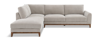 Madison Sectional with Right Chaise - Aluminum