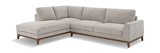 Madison Sectional with Right Chaise - Aluminum thumbnail 1