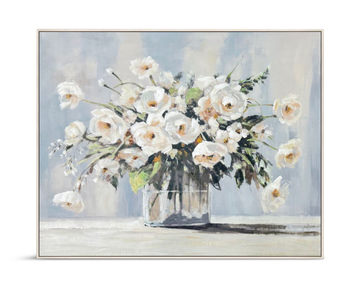 Morning Arrangement Canvas Framed Art